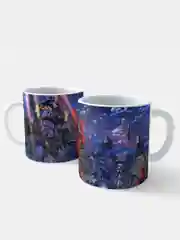 Коралловый кружки по аниме "Клинок", "Атака титанов" и другие