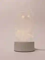 Бирюзовый светильник-ночник светодиодный, LED, 3 цвета