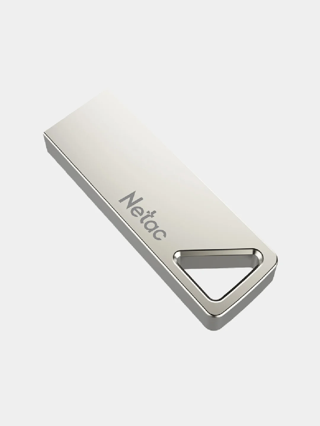 Серебряный флеш-накопитель Netac U326, USB 2.0, 8/16/32/64Gb