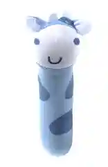Голубой мягкая игрушка погремушка - пищалка для детей