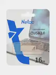 Серебряный флеш-накопитель Netac U326, USB 2.0, 8/16/32/64Gb