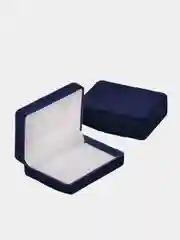 Синий меланж запонки мужские