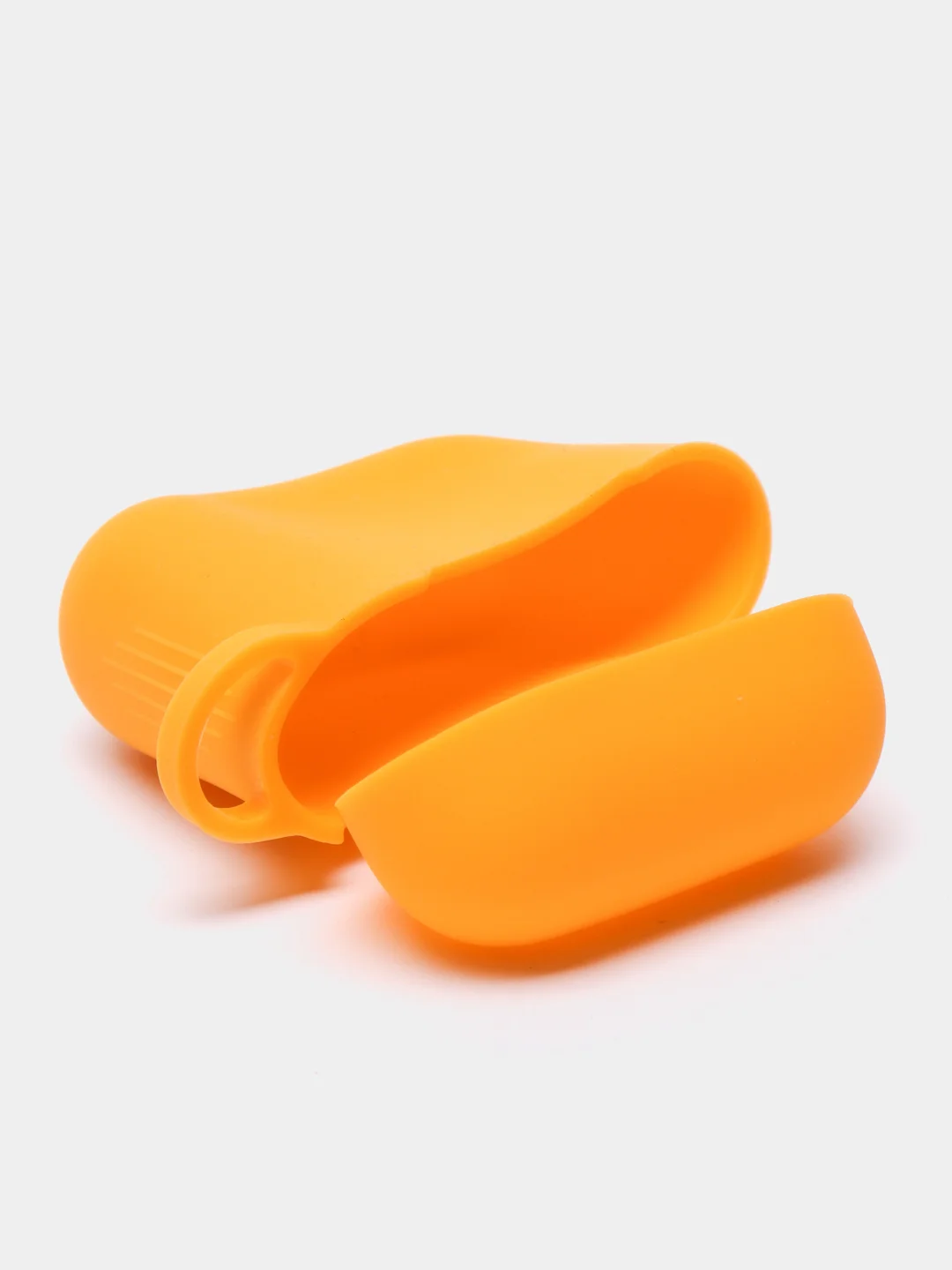 Лимонный силиконовый чехол для Apple Airpods 1/2 с карабином аирподс