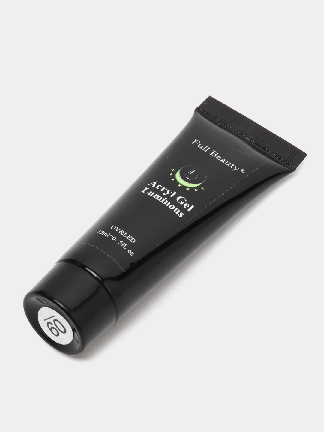 Мятный акригель для наращивания ногтей Full Beauty, 15 мл