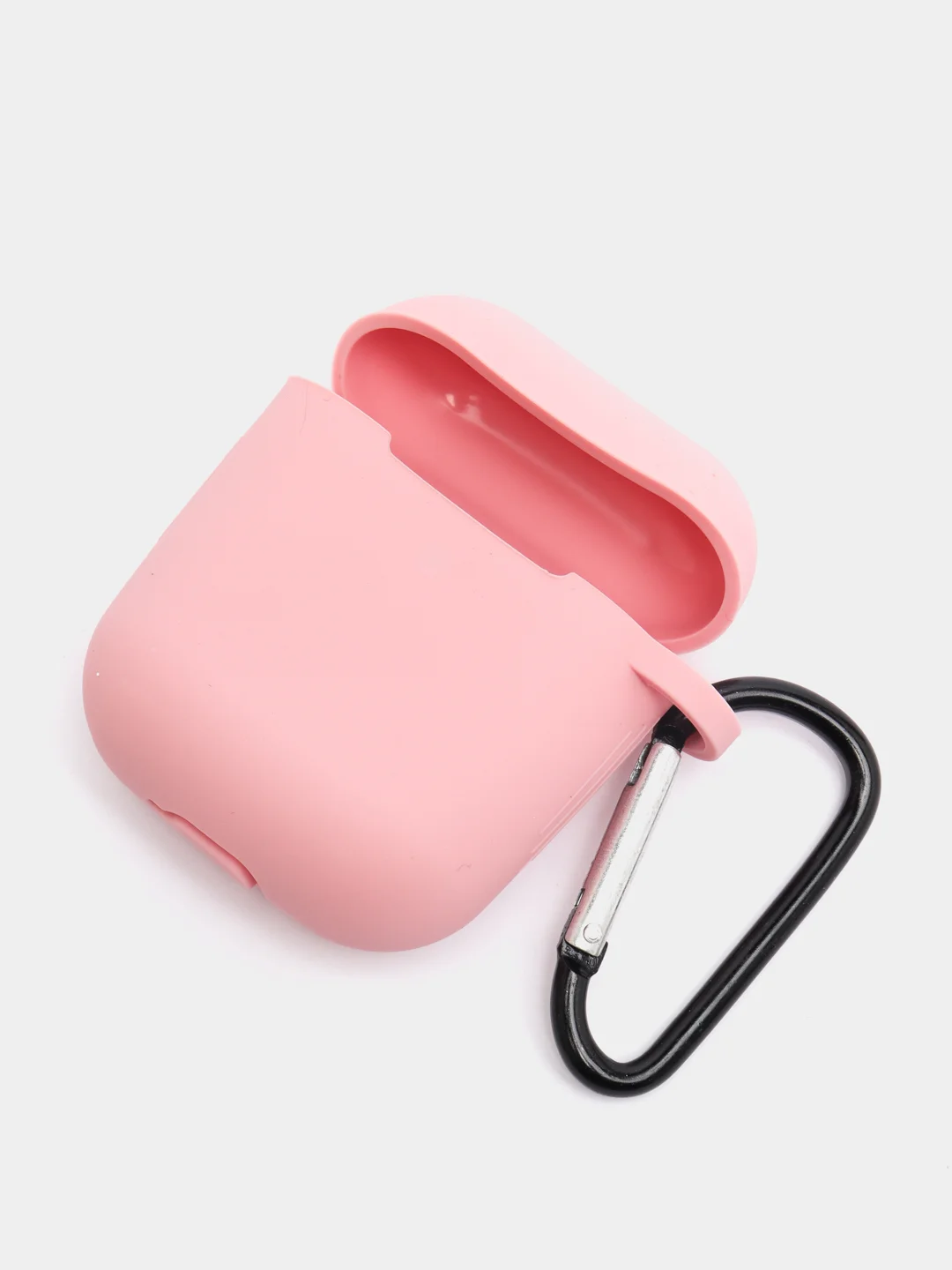 Конфетный силиконовый чехол для Apple Airpods 1/2 с карабином аирподс