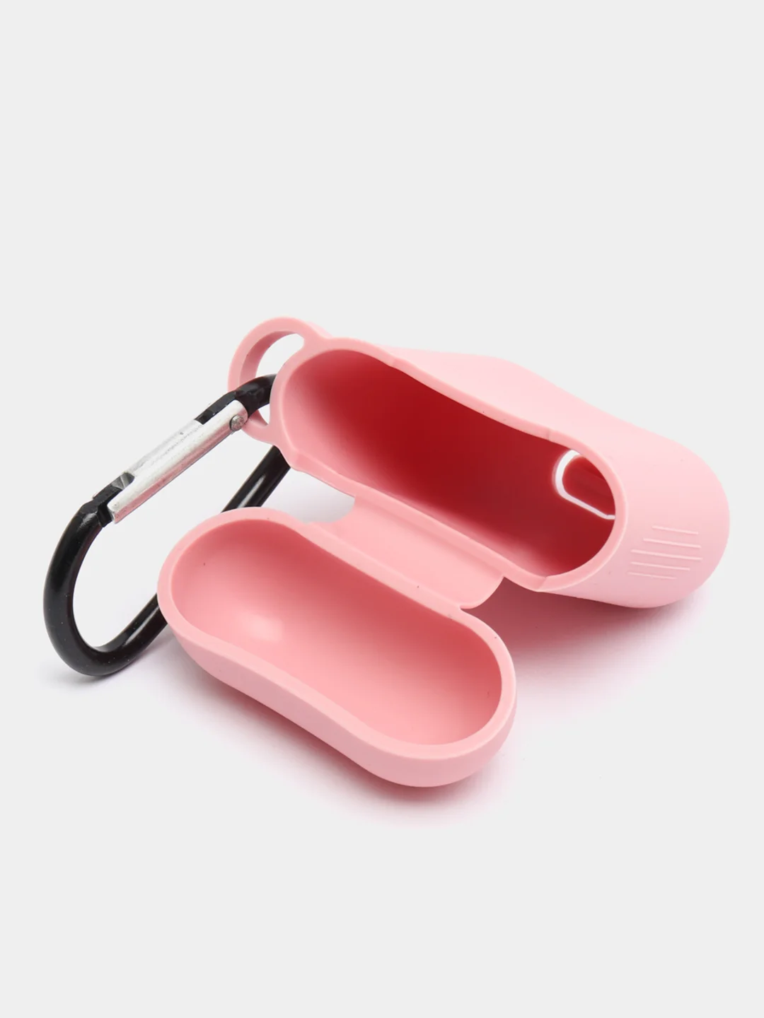 Конфетный силиконовый чехол для Apple Airpods 1/2 с карабином аирподс