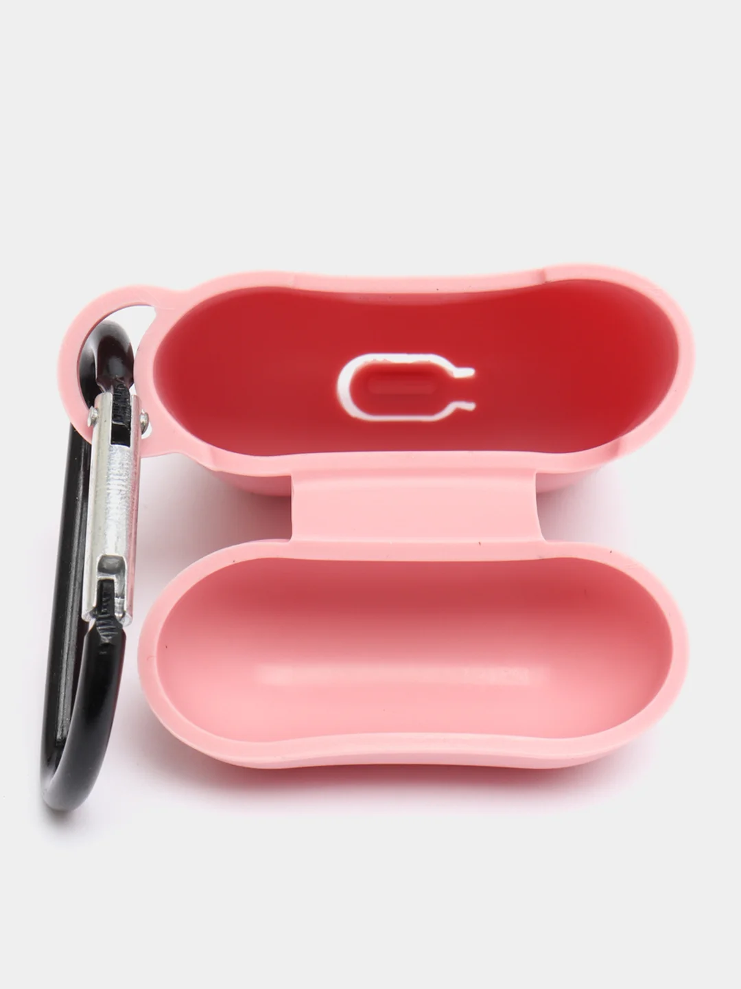 Конфетный силиконовый чехол для Apple Airpods 1/2 с карабином аирподс