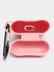 Конфетный силиконовый чехол для Apple Airpods 1/2 с карабином аирподс