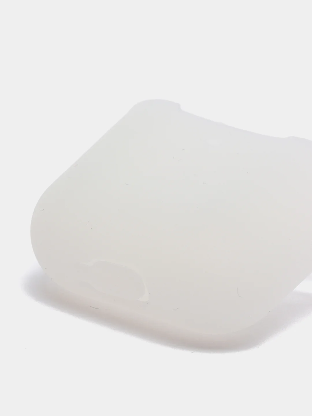 Прозрачный силиконовый чехол для Apple Airpods 1/2 с карабином аирподс