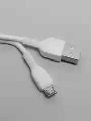 Белый кабель зарядный Hoco X13 Micro-USB