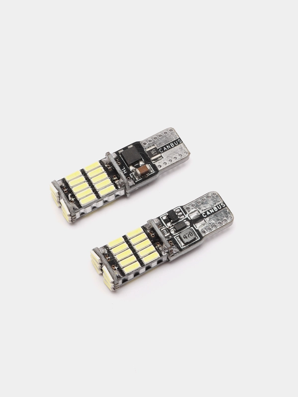 Светодиодные лампы в габарит Т10 12 - 24V, W5W, 26SMD, 2шт