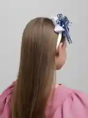 Прозрачный школьный ободок для волос, с бантиком