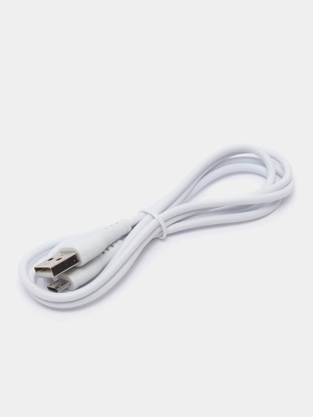 Белый кабель зарядный Borofone BX51 (до 3A, Type-C, MicroUSB, Lightning для Android и iPhone)