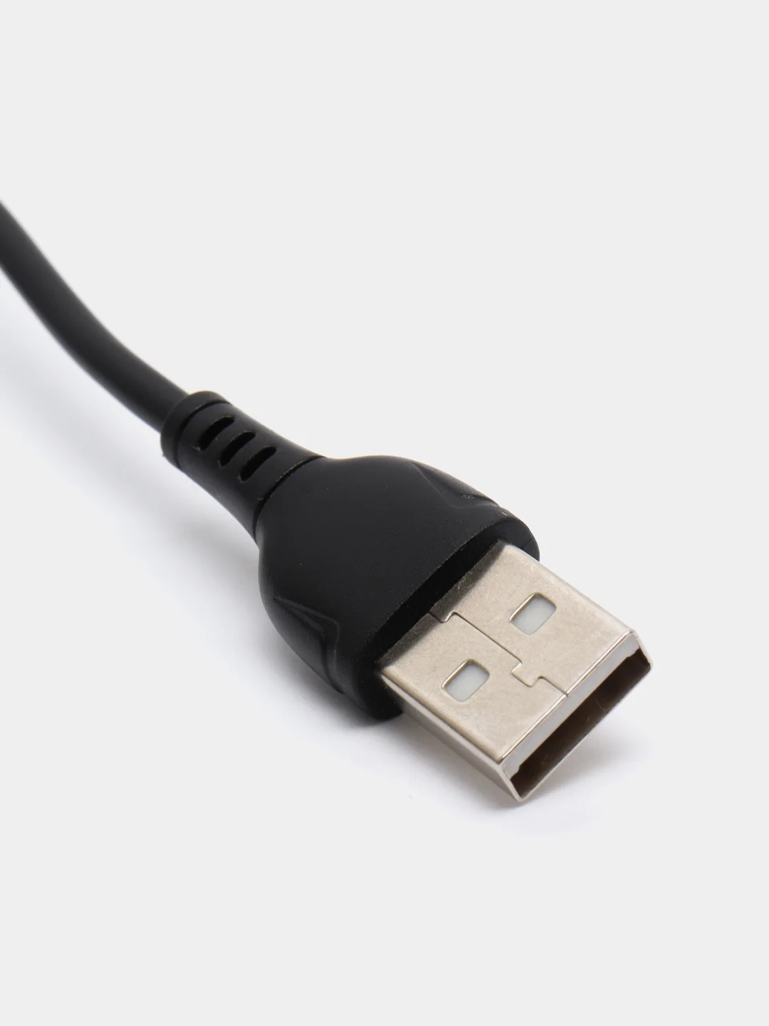 Черный кабель зарядный Borofone BX51 (до 3A, Type-C, MicroUSB, Lightning для Android и iPhone)