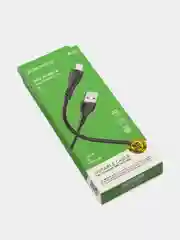 Черный кабель зарядный Borofone BX51 (до 3A, Type-C, MicroUSB, Lightning для Android и iPhone)
