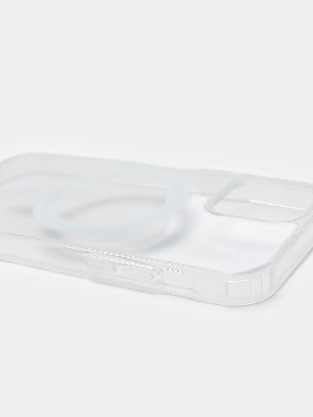 Чехол прозрачный с MagSafe на iPhone 11, 12, 13, 13 Pro, 13 Pro Max, силиконовый