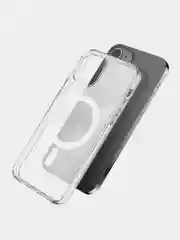 Чехол прозрачный с MagSafe на iPhone 11, 12, 13, 13 Pro, 13 Pro Max, силиконовый