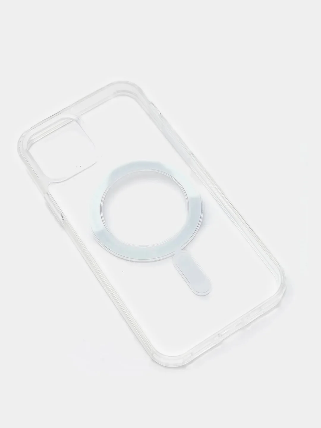 Чехол прозрачный с MagSafe на iPhone 11, 12, 13, 13 Pro, 13 Pro Max, силиконовый