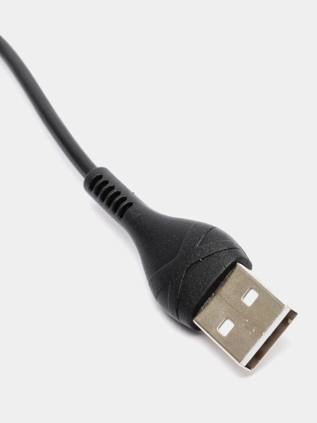 Черный кабель зарядный HOCO X37, быстрая зарядка QC3.0, Micro-USB, до 2.4 А, 1 м