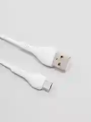 Белый кабель зарядный HOCO X37, быстрая зарядка QC3.0, Micro-USB, до 2.4 А, 1 м