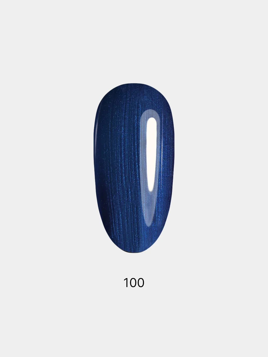 Гель лак для ногтей LuckyLak FL №100, 8g темно синий с шиммером для маникюра и педикюра