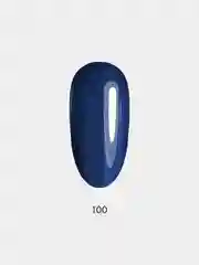 Гель лак для ногтей LuckyLak FL №100, 8g темно синий с шиммером для маникюра и педикюра