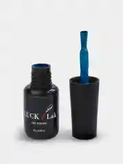 Гель лак для ногтей LuckyLak FL №100, 8g темно синий с шиммером для маникюра и педикюра
