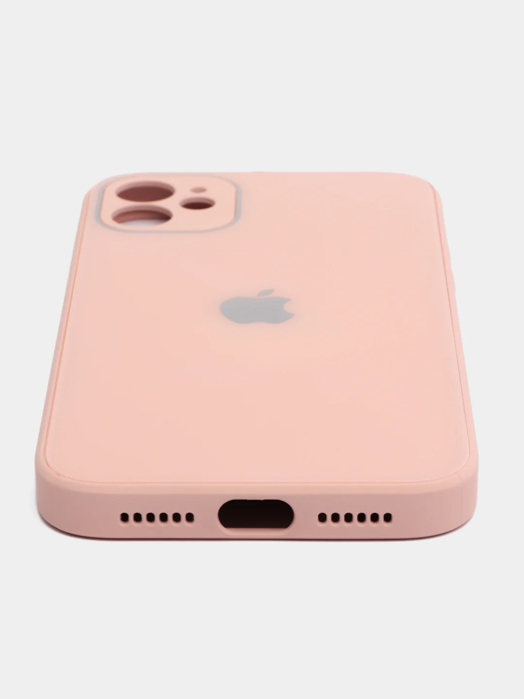 Карамельный чехол для iPhone 11, силиконовый, со стеклянной панелью
