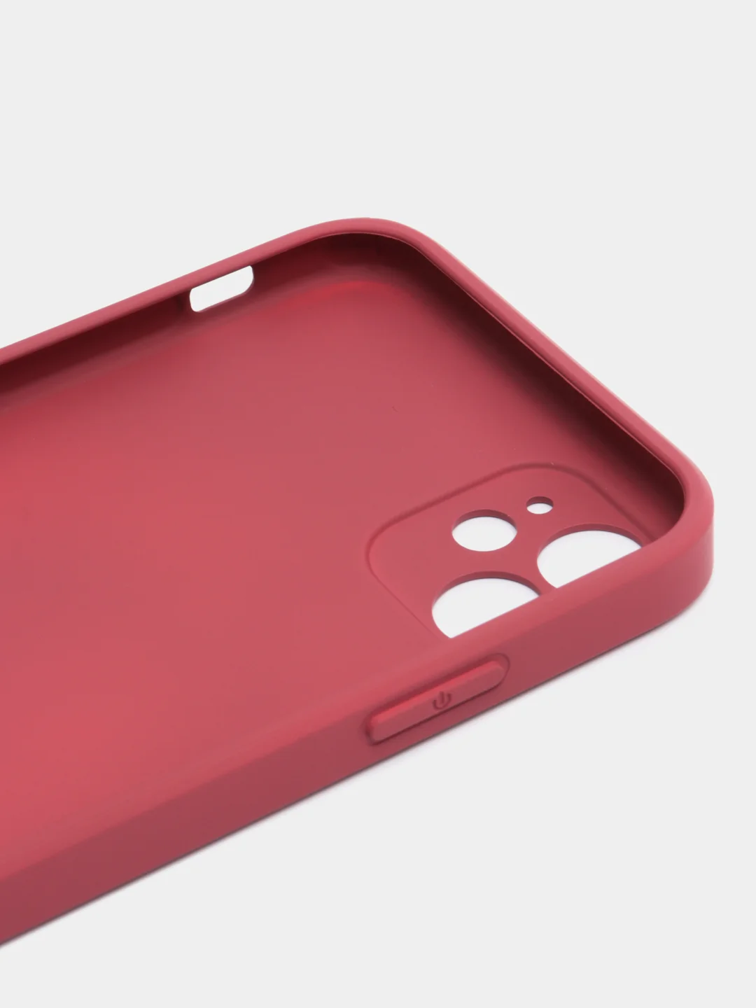 Аметистовый чехол для iPhone 11, силиконовый, со стеклянной панелью