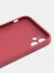 Аметистовый чехол для iPhone 11, силиконовый, со стеклянной панелью