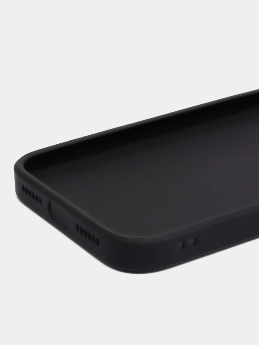 Черный чехол для iPhone 11, силиконовый, со стеклянной панелью