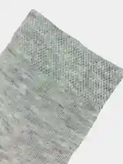 Серый меланж базовые детские однотонные носки