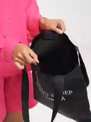 Угольный шоппер с татарским принтом