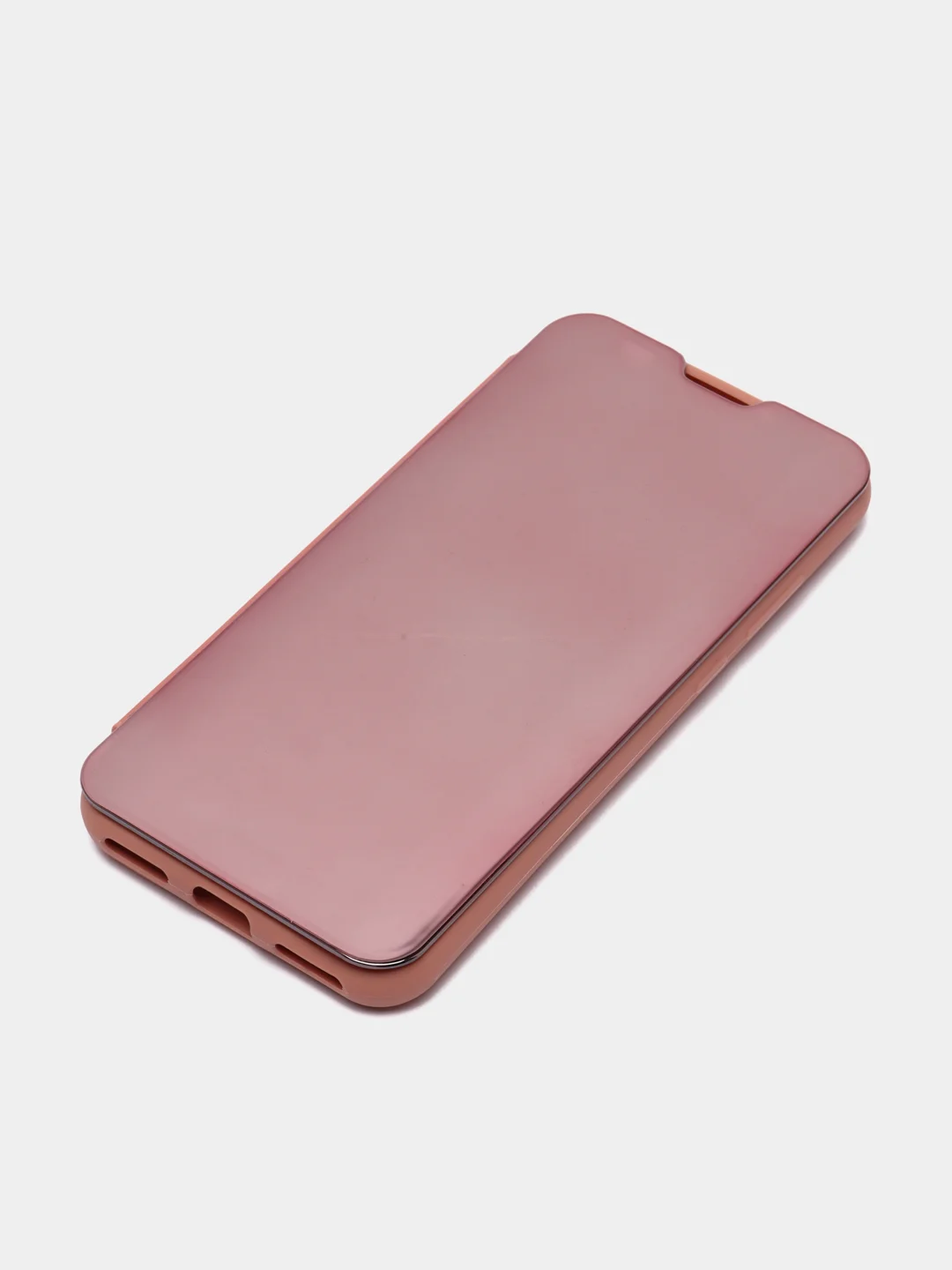 Коралловый чехол-книжка с прозрачным окном Huawei P40/P40 Lite/Y6 2019/P SMART 2021/P30Lite