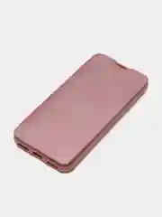 Коралловый чехол-книжка с прозрачным окном Huawei P40/P40 Lite/Y6 2019/P SMART 2021/P30Lite
