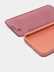 Коралловый чехол-книжка с прозрачным окном Huawei P40/P40 Lite/Y6 2019/P SMART 2021/P30Lite