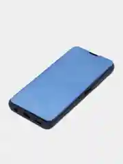 Темно-синий чехол-книжка с прозрачным окном Huawei P40/P40 Lite/Y6 2019/P SMART 2021/P30Lite