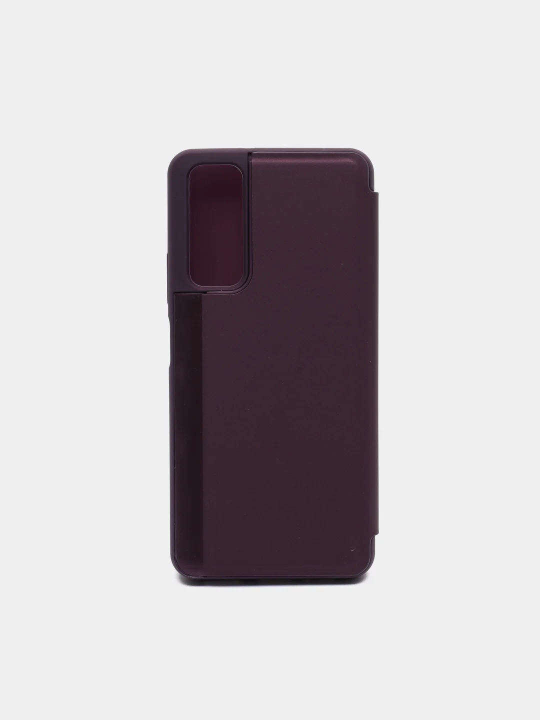 Фиолетовый чехол-книжка с прозрачным окном Huawei P40/P40 Lite/Y6 2019/P SMART 2021/P30Lite