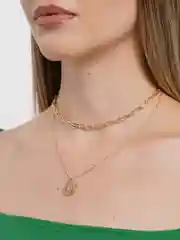 Золотой цепочка-чокер не шею