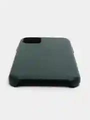 Тёмно-зелёный кожаный чехол накладка для iPhone 11