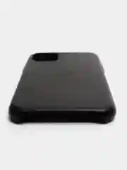 Черный кожаный чехол накладка для iPhone 11