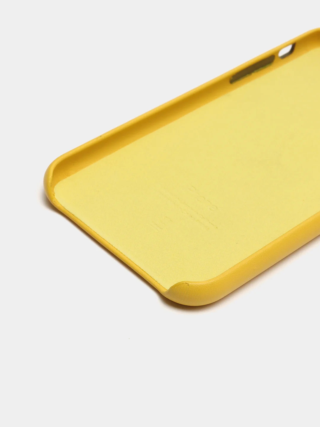Белый кожаный чехол накладка для iPhone 11