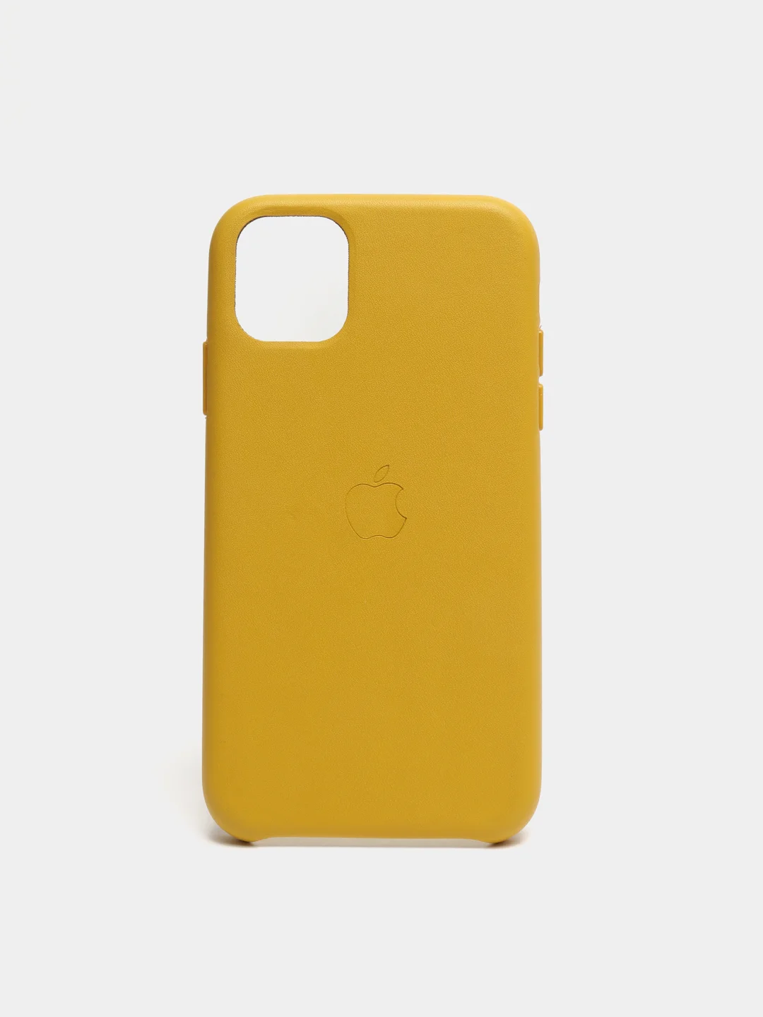 Белый кожаный чехол накладка для iPhone 11