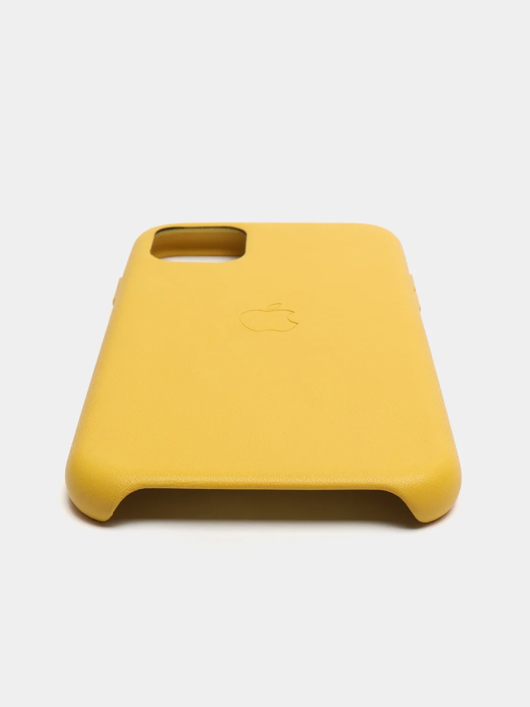 Белый кожаный чехол накладка для iPhone 11