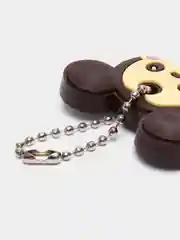 Черный брелок-чехол для ключей / Силиконовый чехол для ключей