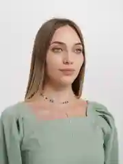 Серебряный цепочка / чокер на шею