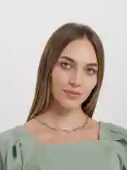 Серебряный цепочка с подвеской "Звезда"