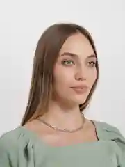 Серебряный цепочка с подвеской "Звезда"