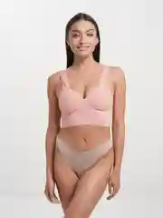 Розовый топ женский с чашками