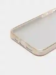 Золотой чехол блестящий iPhone 13 накладка с блёстками